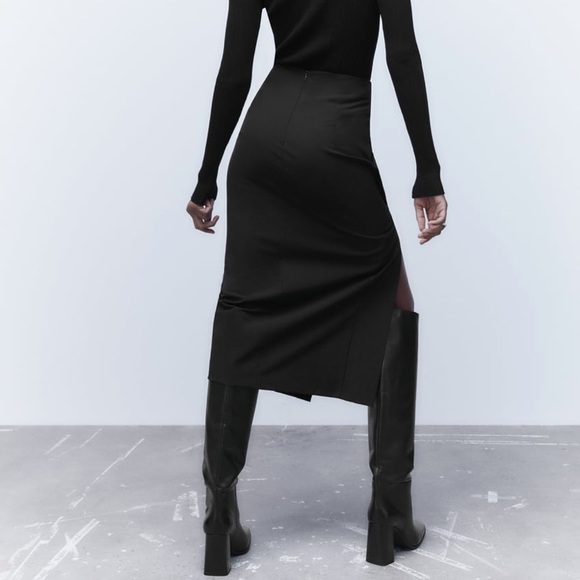 NWT Zara Slit Pencil Skirt - Picture 4 of 7